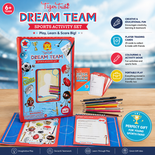 Dream Team Sports Activity Set | Tiger Tribe | 6+