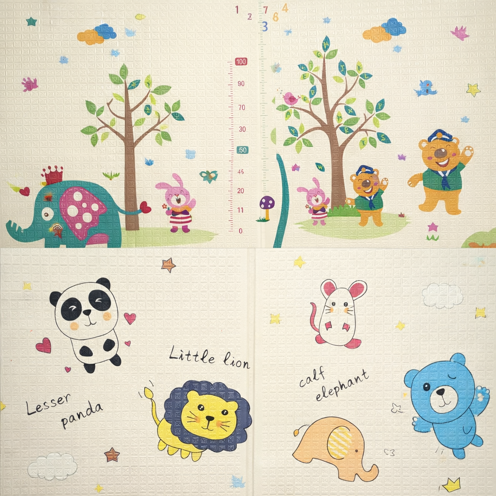 Soft Double-Sided Design Foam Play Baby Mat | 200x180x1cm | Age 0+