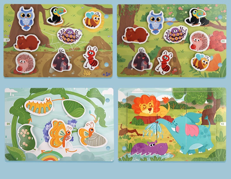 Small Educational Busy Book – Numbers & Animals