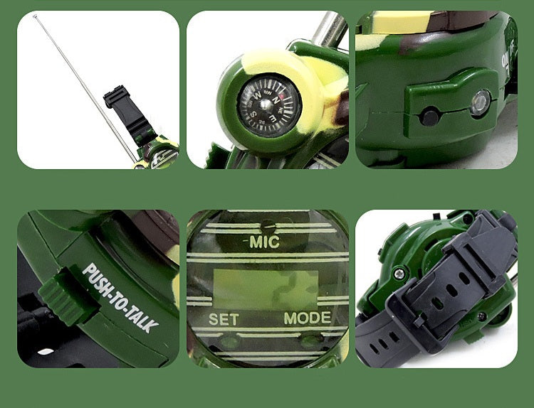 Army Walkie Talkie Watch Set – 2 Pcs