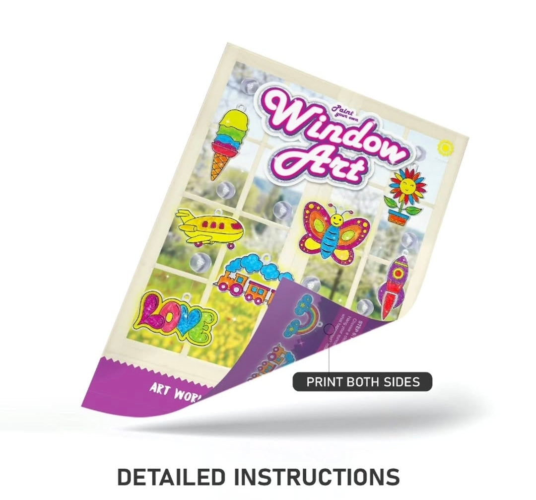 Paint Your Own Window Art Diy For Kids