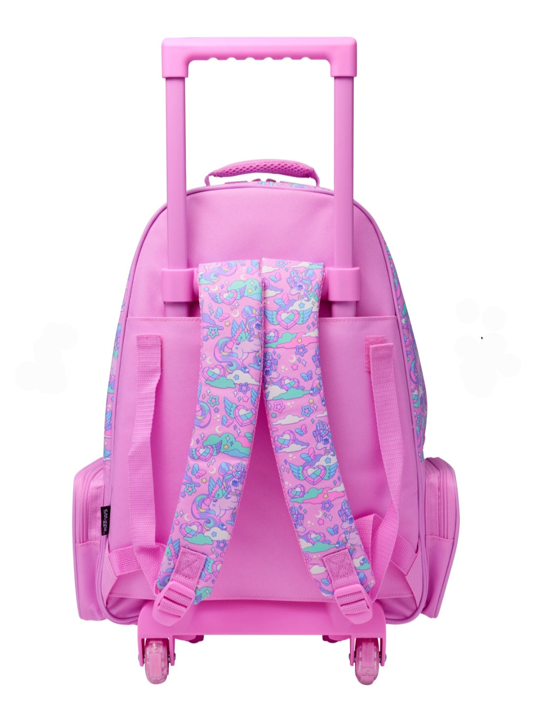 Smiggle Backpack | Light Up Wheels | Pink Unicorn