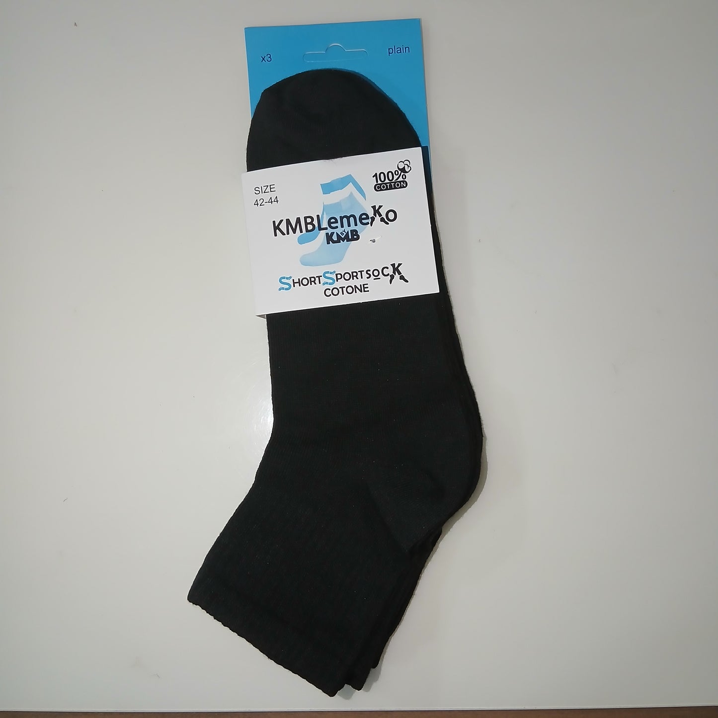 socks  Size 24-44 3 Pairs Set Cotton 100%