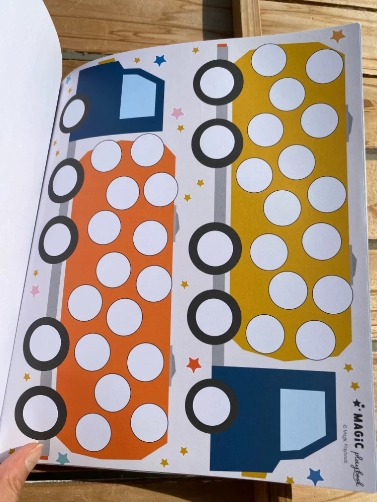 Dot Activity Book Transportation