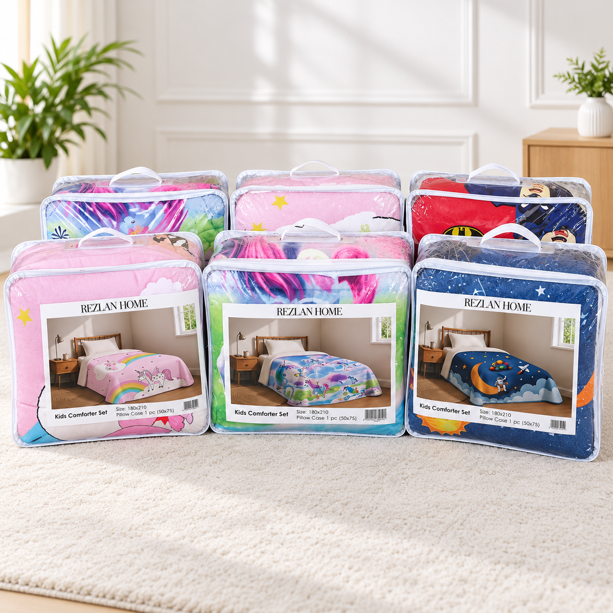 Kids Comfort Set - Cover Bed & Pillow Case | 180×120cm