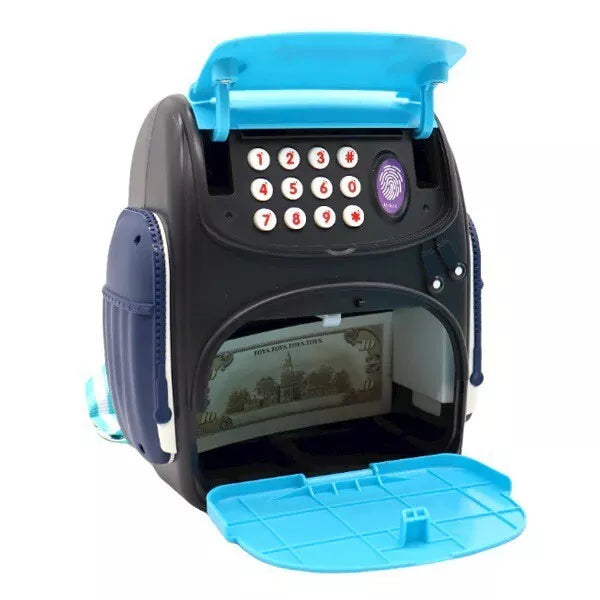Hero Avengers Schoolbag Money Bank With Fingerprint