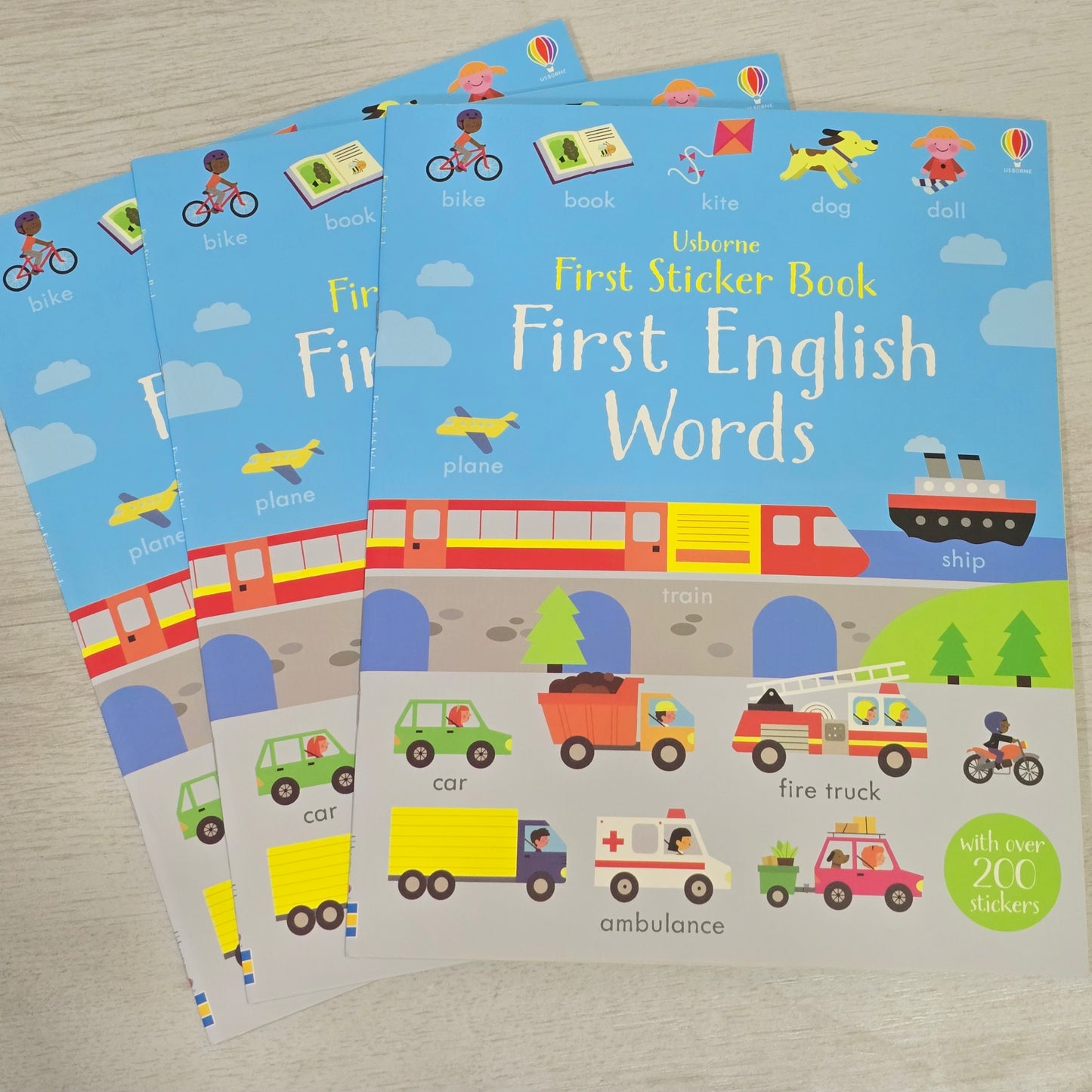 Usborne First Sticker Books | A4 | 3+