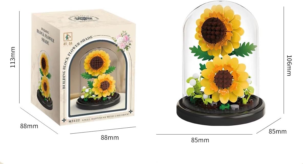 Building Block Flower Shade Collection | 8+