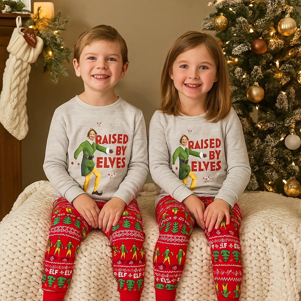 Christmas Pijama Elf Design Age 3-5y