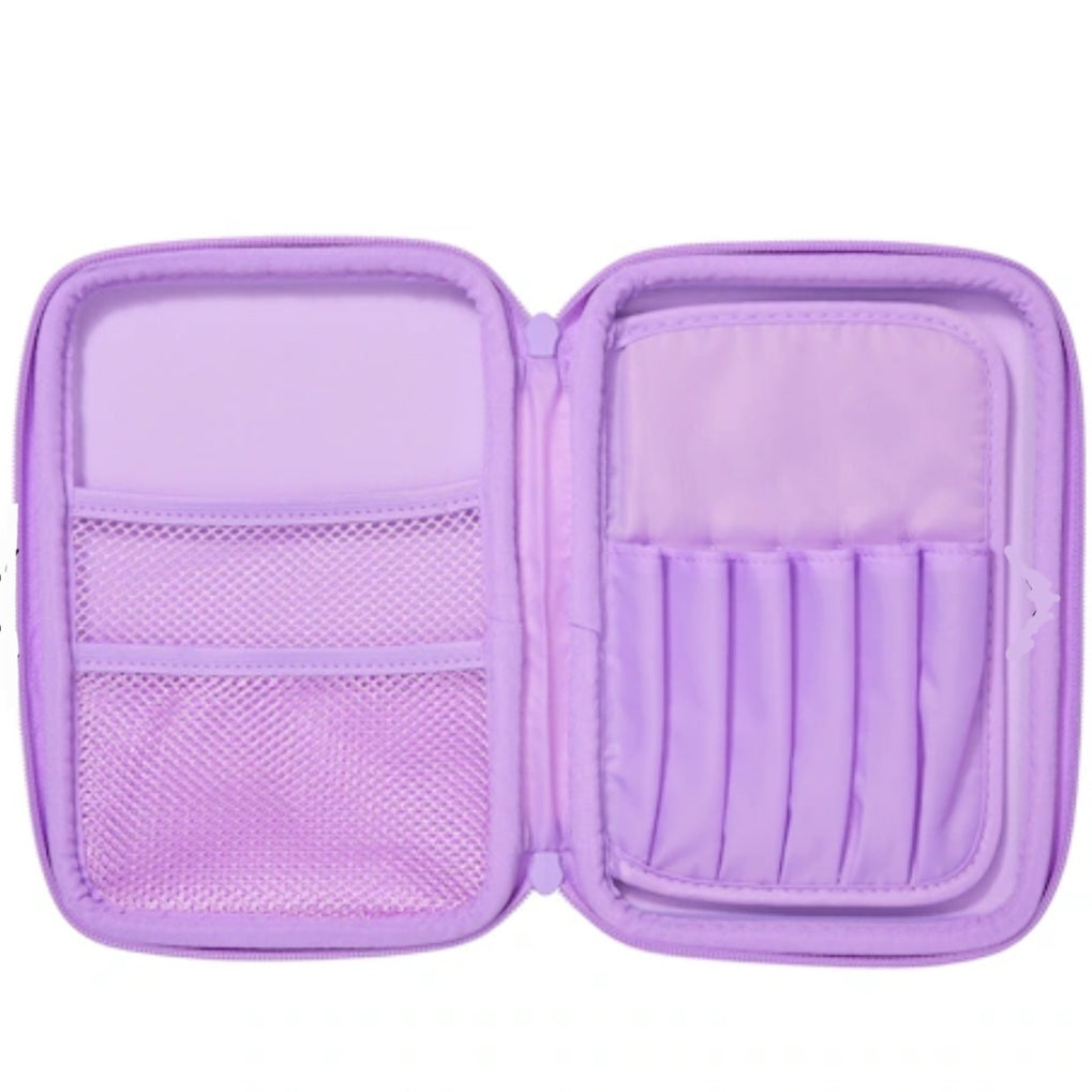 Smiggle Pencil Case | Hardtop | Bloom Flowers | 21.5×15×4.5cm