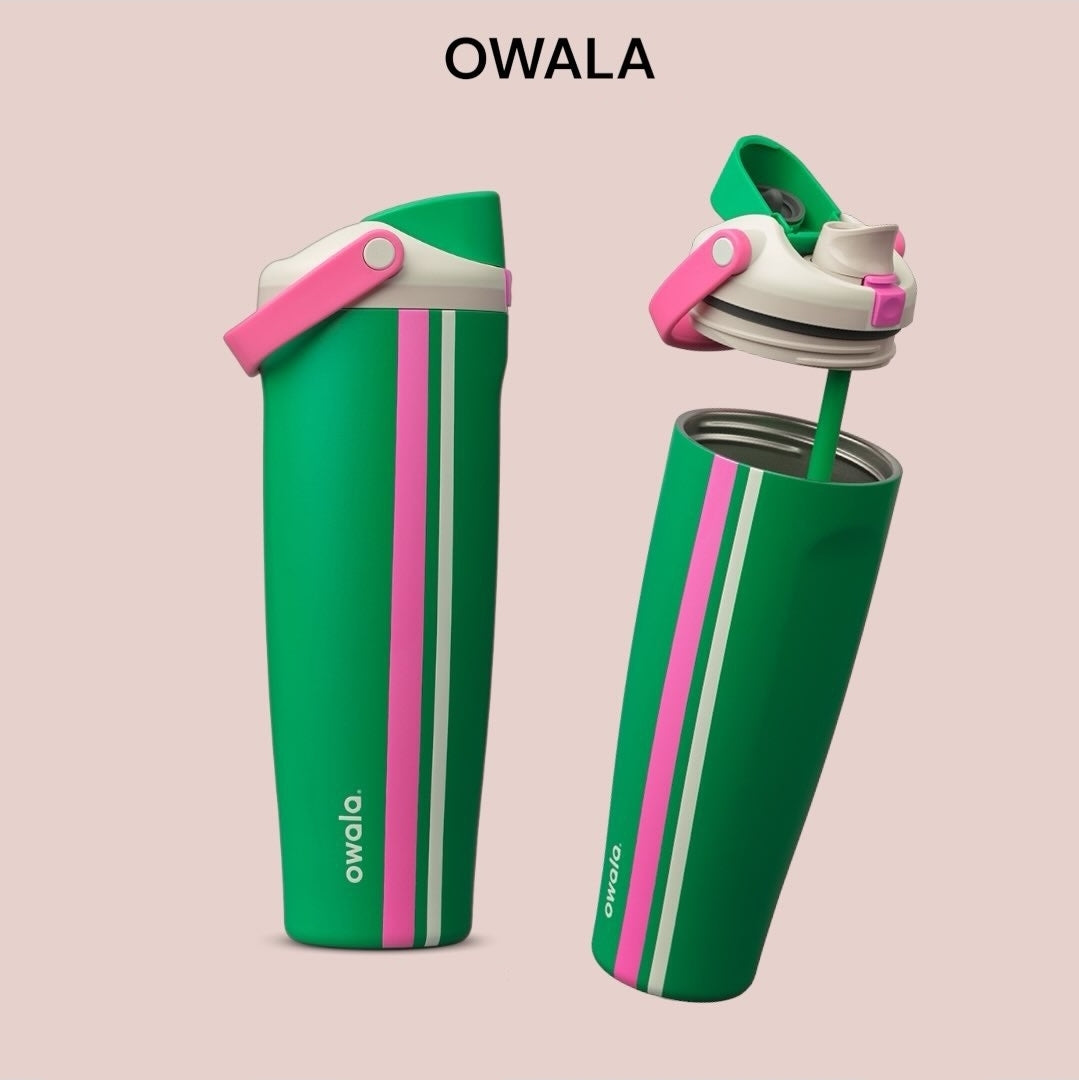 Owala Tumbler Stainless Steel Leak-proof FreeSip - Sway - Vacation Mode Green Sprite | 890ml