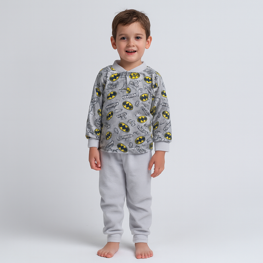 Pyjama Warm For Boys BatMan Design Size 6-12y