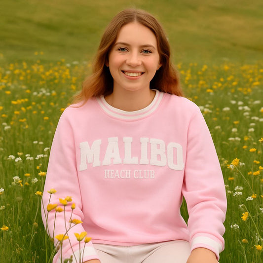 Sweater With Light Fleece MALIBU Design Size S-L