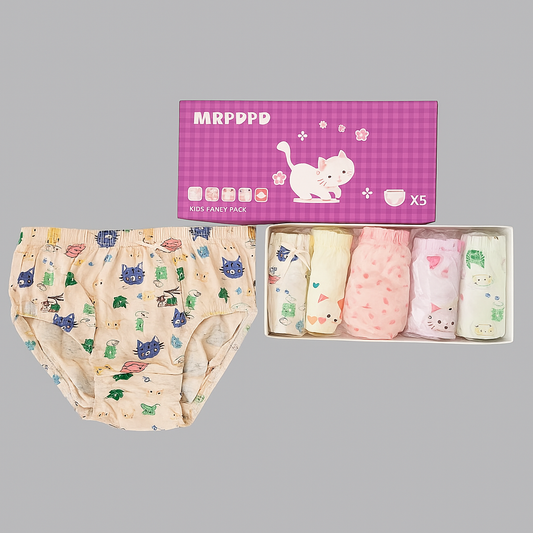 Girls Underwear Cotton 100% 5 pcs