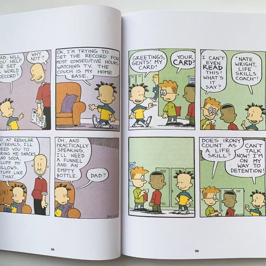 Big Nate Comic Book Collection by Lincoln Peirce – 12 Books Set | Soft Cover | 8+