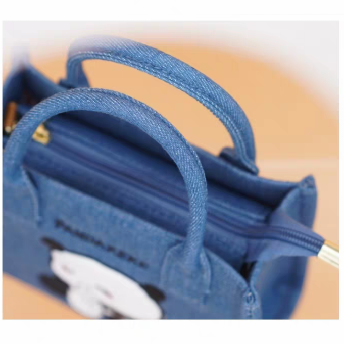 Jeans Bag - Panda | 31×25×13cm