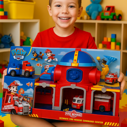 The Fire Rescue Paw Patrol Set Toy