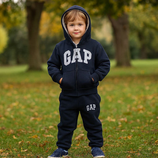 Black Outfit Warm For Boys GAP Design Size 1-2y