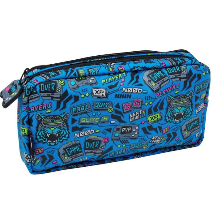 Smiggle Pencil Case | Blue Game Over