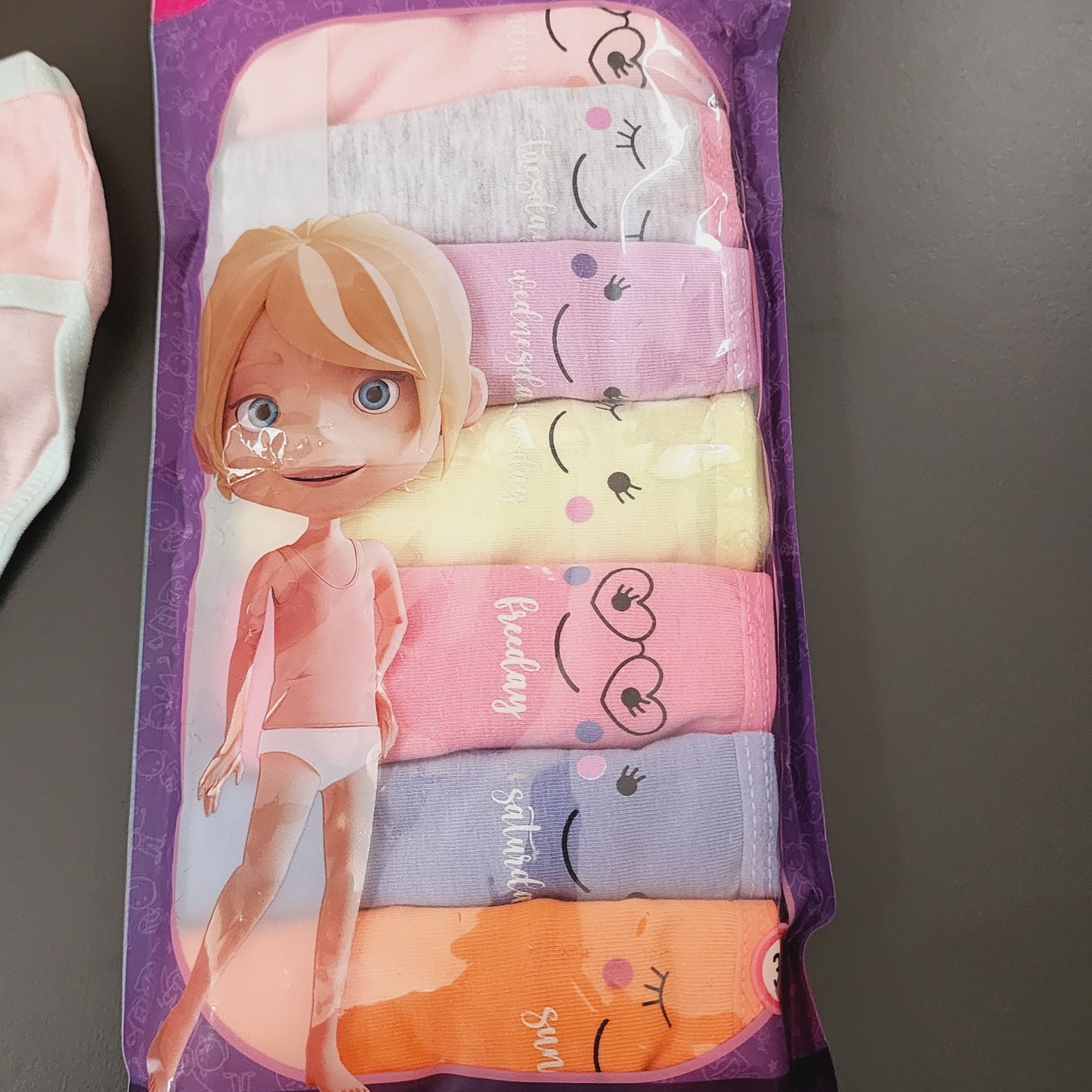 Girls Underwear 100% Cotton 3-10y 7 pcs