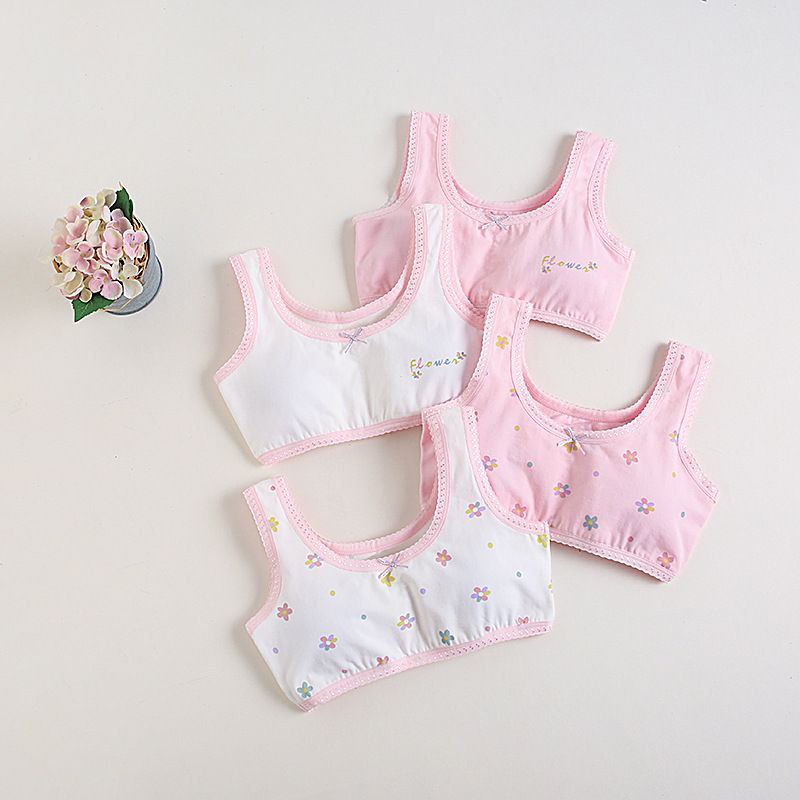 Girls Cotton Underwear 2–12Y – Pink Flower | Build Your Own Set