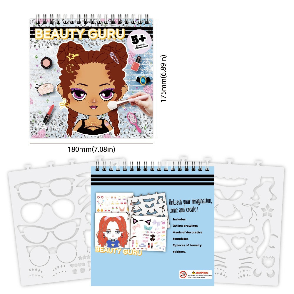 Beauty Guru Make-Up & Hair Design Sketch Portfolio