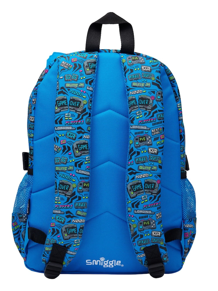 Smiggle Backpack Blue Game Over | G1-G3 | 42cm