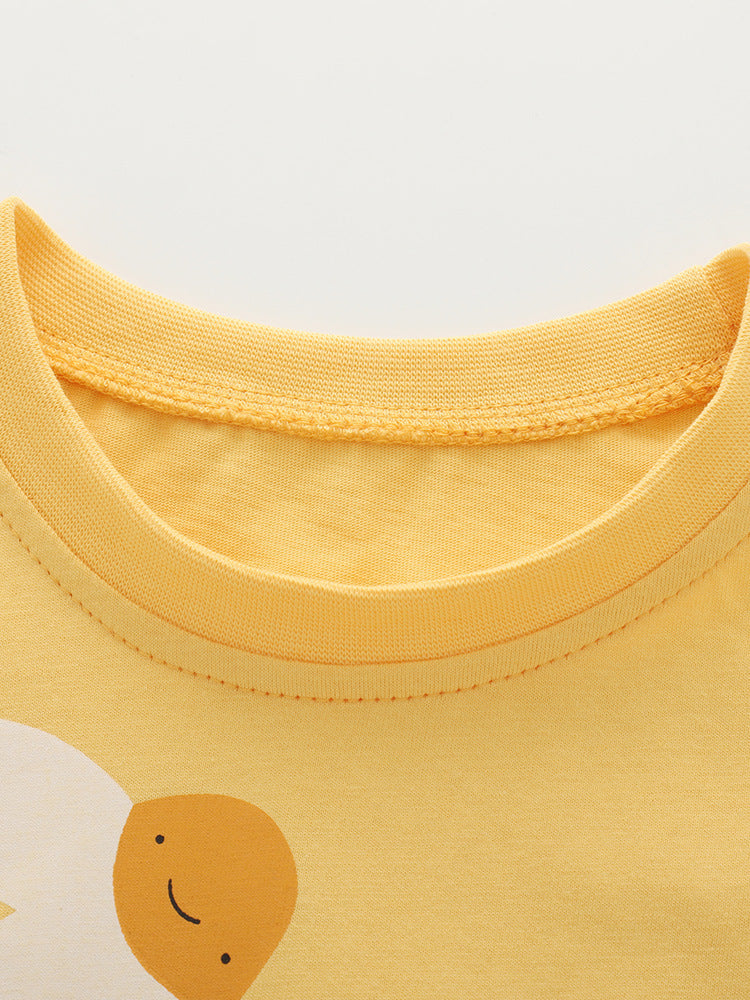 Girls Cotton Bunny Set – Soft Summer Outfit (4–10Y)