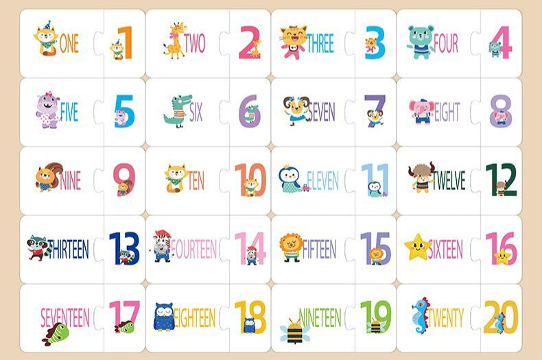 Kids Matching Puzzle Game – Letters or Numbers | 3+ | Size 17×18×4cm
