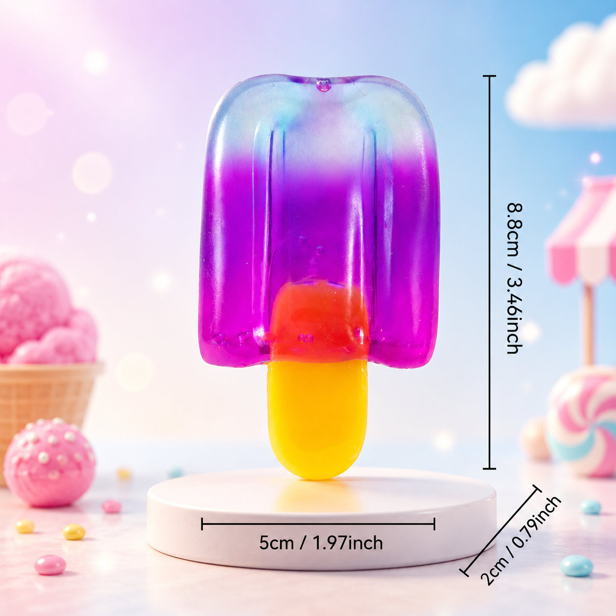 Needoh Squishy Ice Cream Sensory Toy | 3+