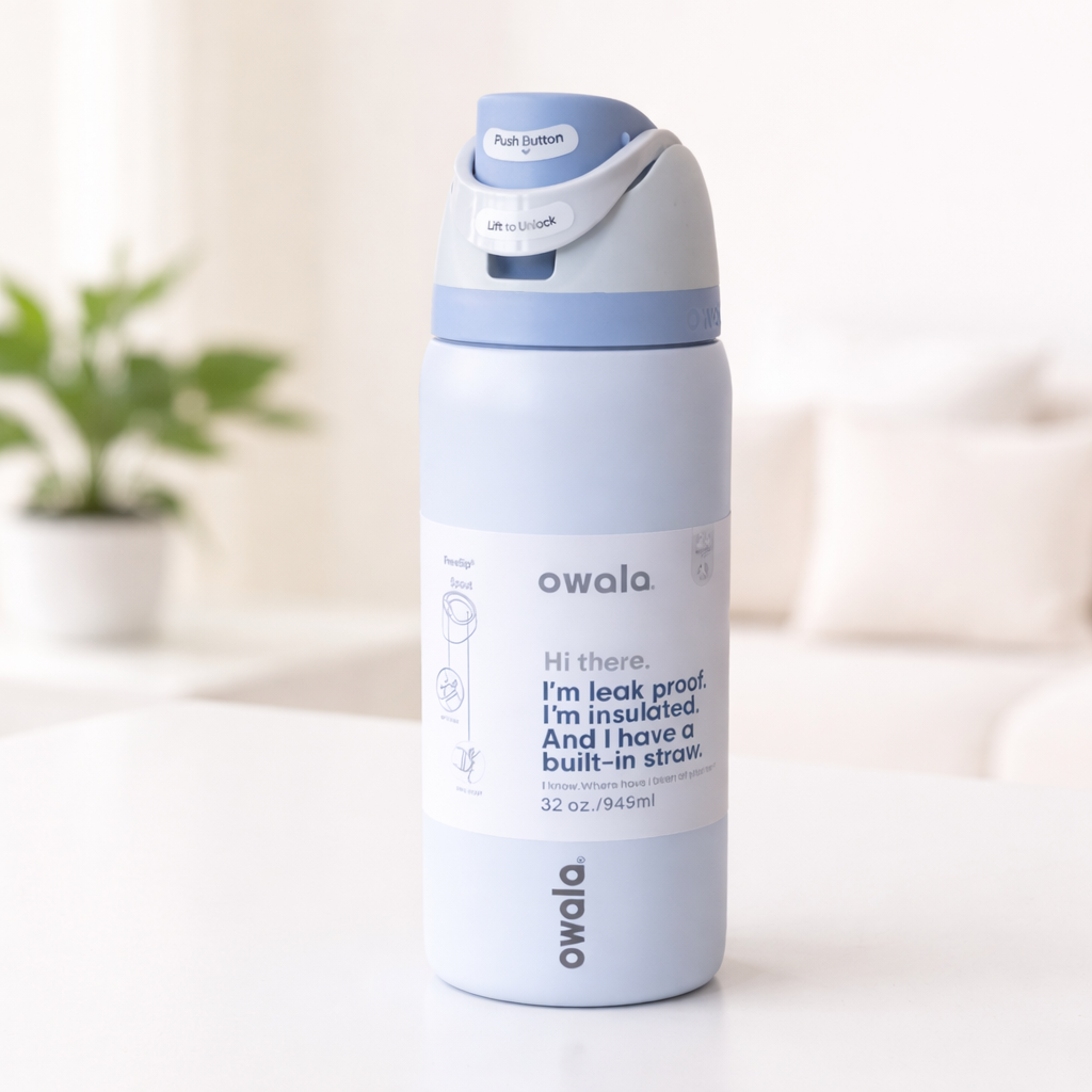 Owala Bottle Stainless Steel FreeSip Leak-proof | Blue Sky | 710-950ml