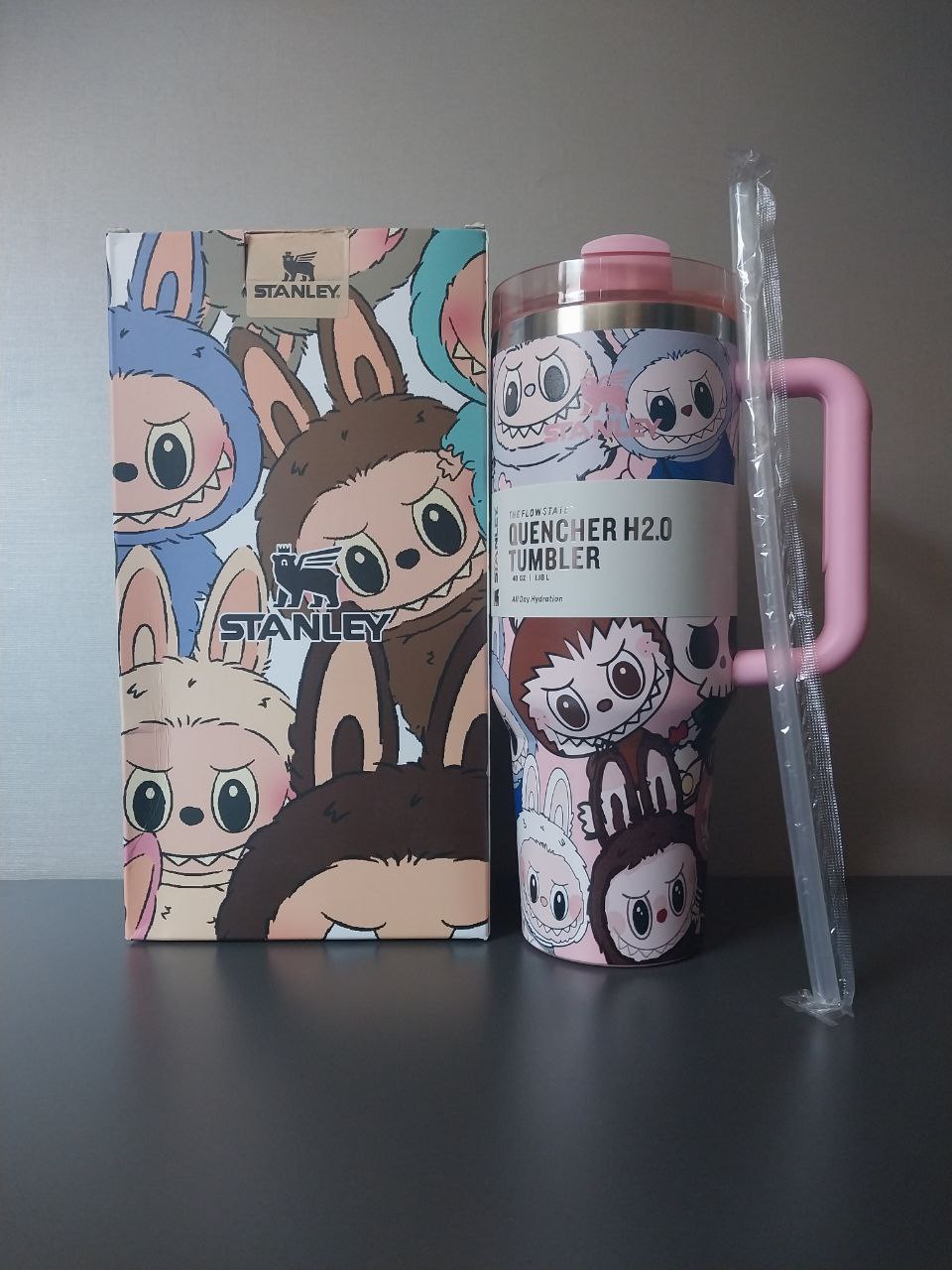 Labubu Cup Stainless Steel 1.18L With Straw