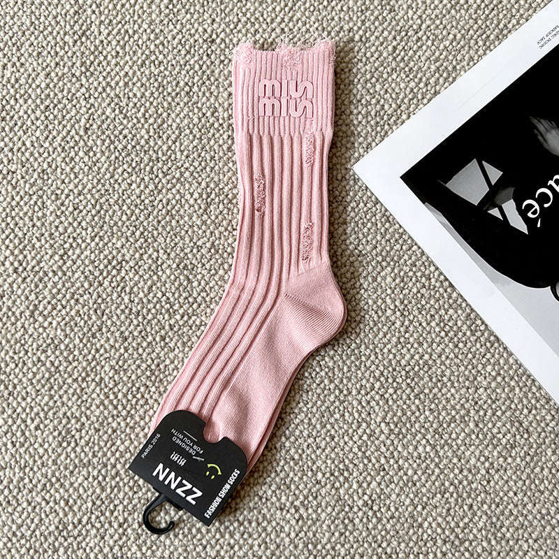 Cotton Socks Miu Miu 36-40 One Size