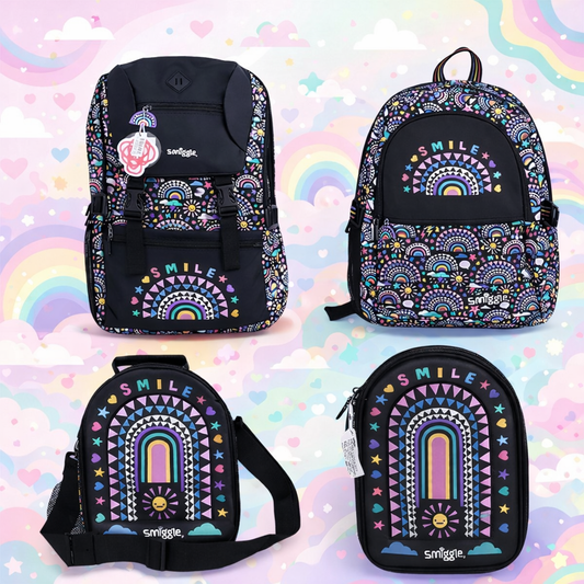 Smiggle Black Rainbow Set | Build Your Own Set