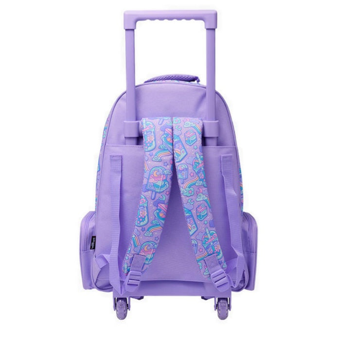 Smiggle Backpack | Light Up Wheels | Sweet Rainbow