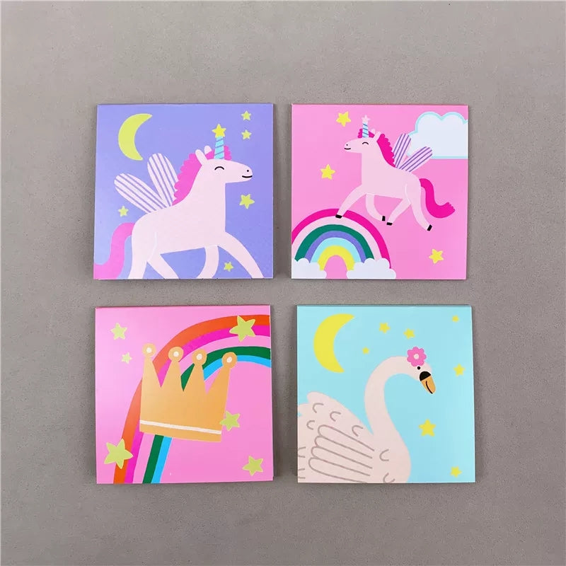 Coloring Notebook for Kids – Cute Pocket Drawing Books 4pcs