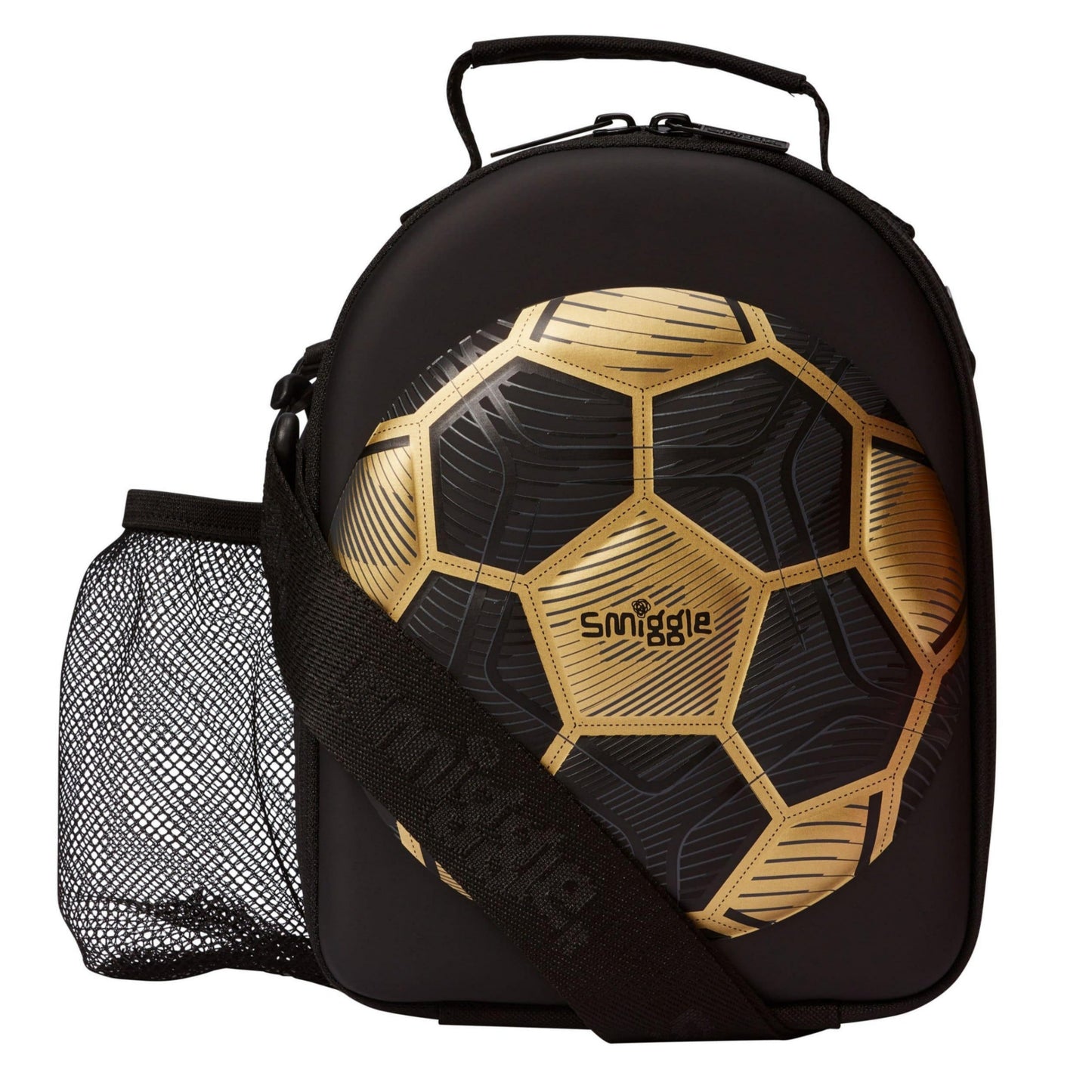 Smiggle Lunch Bag Gold Football Design