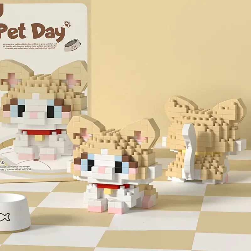 MEKANSM Mini Dog Collection – 18-Piece Building Block Collection| 8+