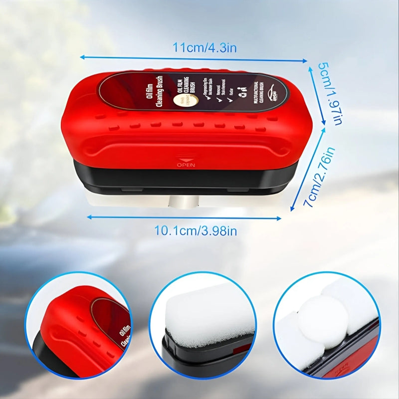 Car Windshield Oil Film Remover Brush – Glass Cleaning & Decontamination Tool