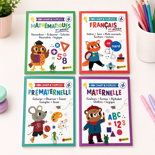 Mon Cahier D'exercices - Educational French Book | Soft Cover | 5+