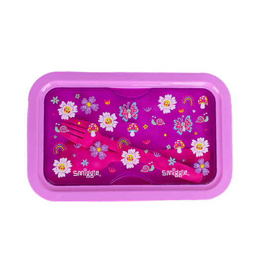 Smiggle Bento Lunch Box Flower Design