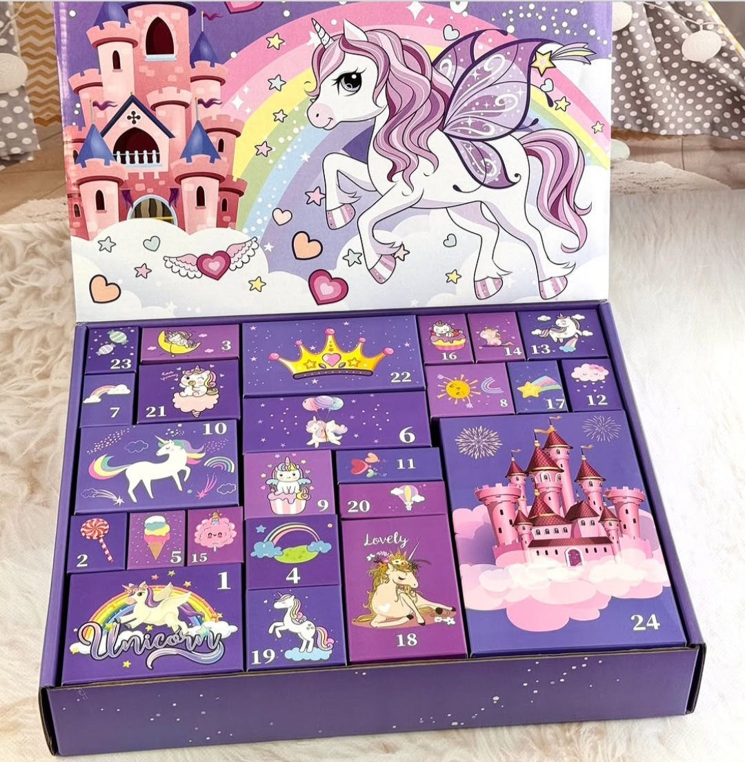 Unicorn Christmas Advent Calendar | 24 Accessories