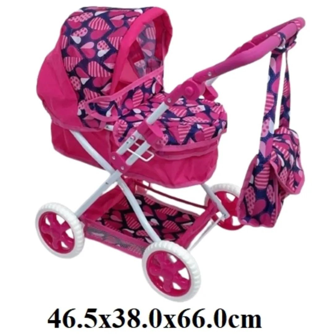 Baby Doll Stroller with Doll Carriage Bags Set Girls Birthday Gift