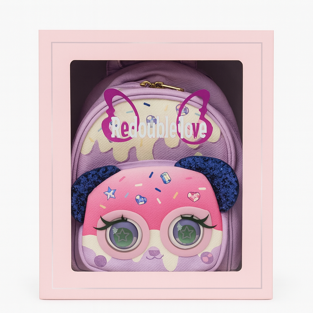 Interactive Blink Eyes Cute Animals Backpack