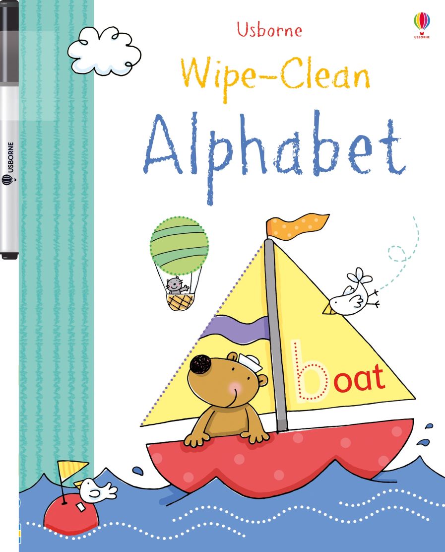 Usborne Wipe-Clean Books For Kids | Soft Cover | 3+