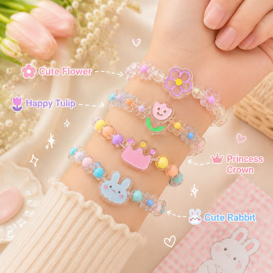 Girls Bracelet  – 4 Cute Designs | Ages 3+