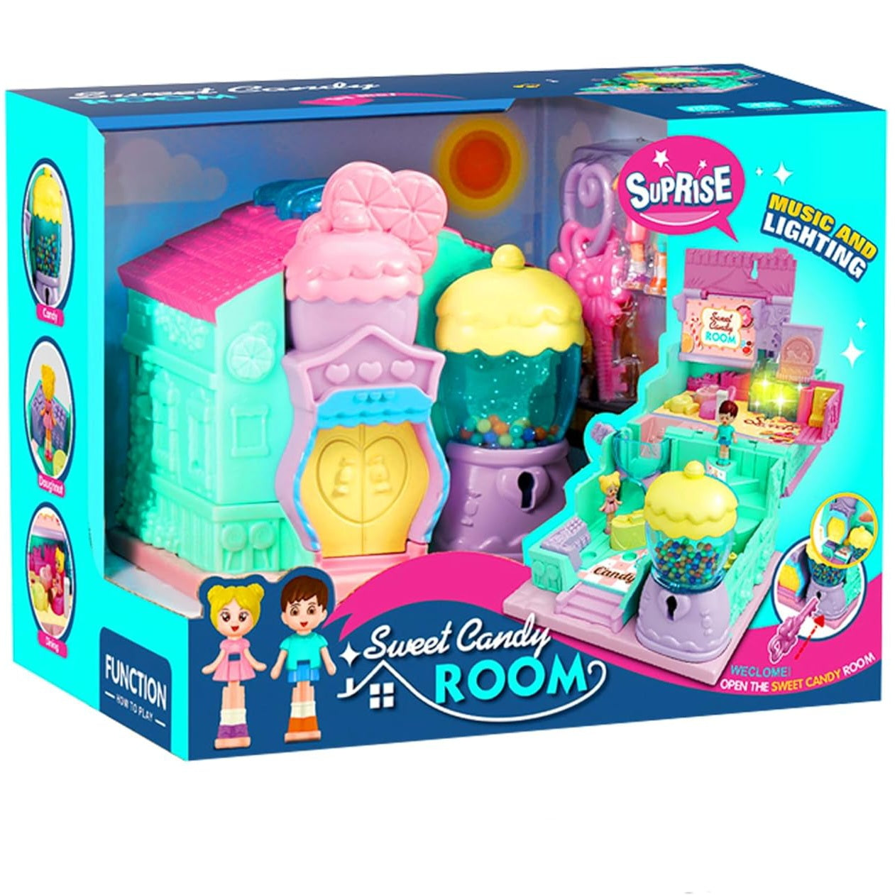 Kids Sweet Candy Doll House Toy Set