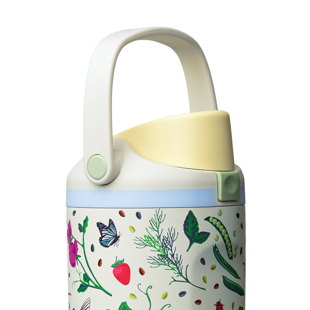 Owala tumbler Stainless Steel FreeSip Leak-proof Sway - Mother's Day Garden | 890ml