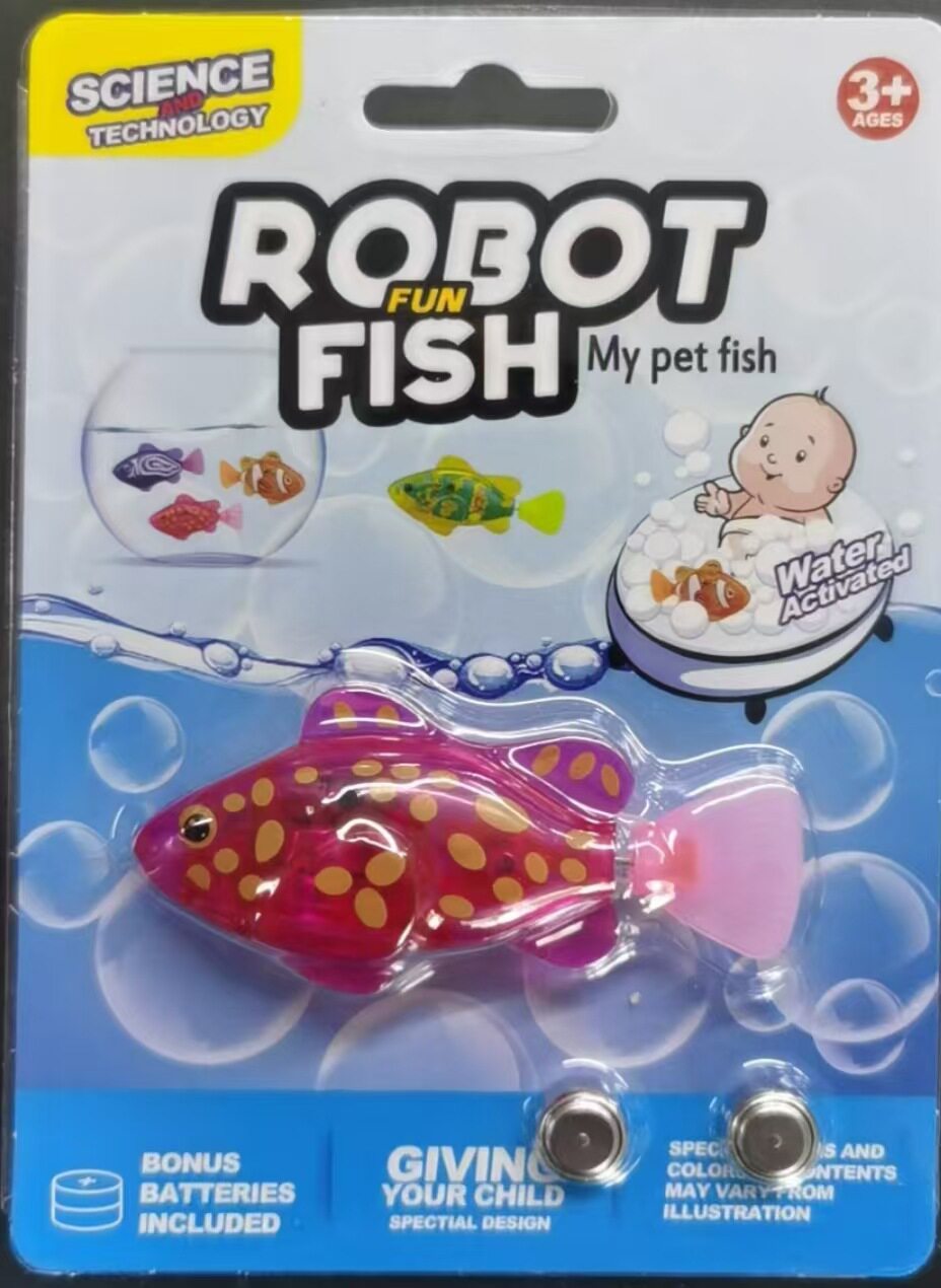 Robotic Fish - Interactive Swimming Fish Pet | (+2 Batteries) | 3+