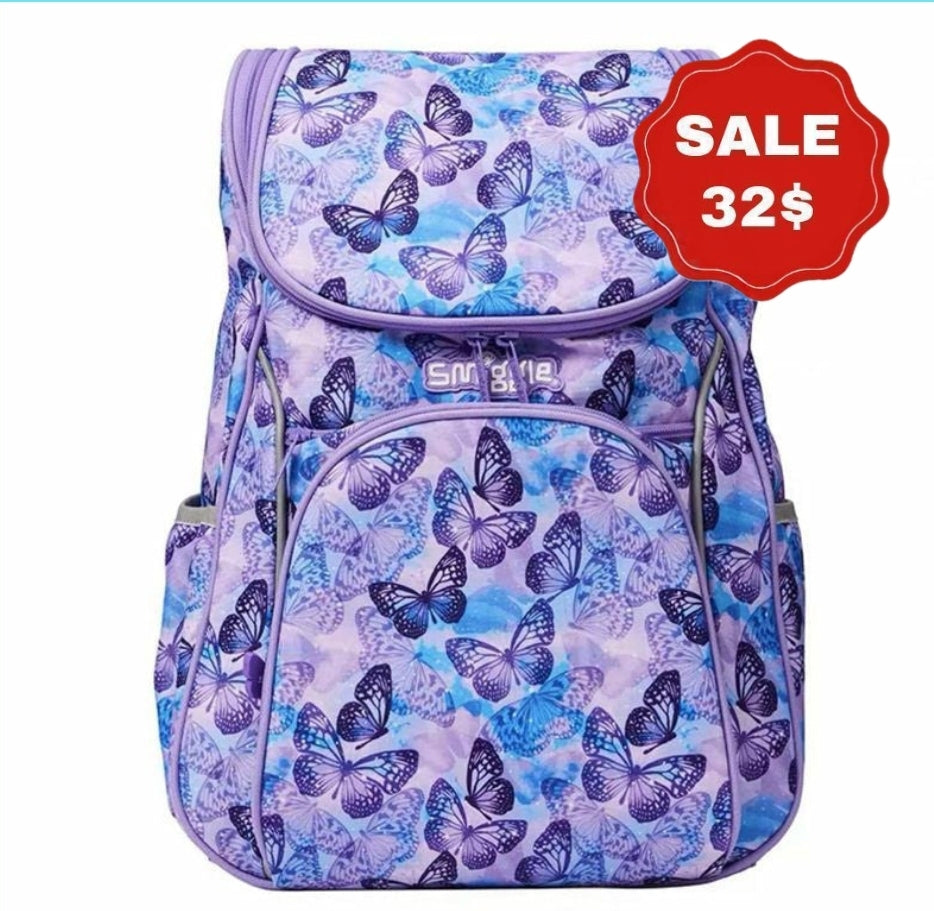 Smiggle Backpack Butterfly Design